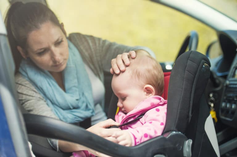 Can a Rear Facing Infant Seat be Placed in the Front Passenger Seat