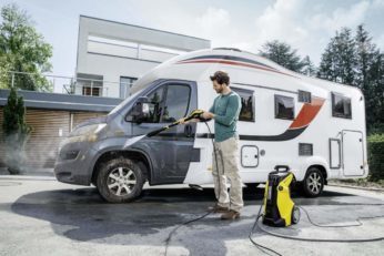 washing a van with karcher k7