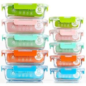 Crest 10-Pack Glass Boxes