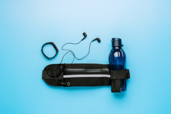 exercise bag with workout essentials